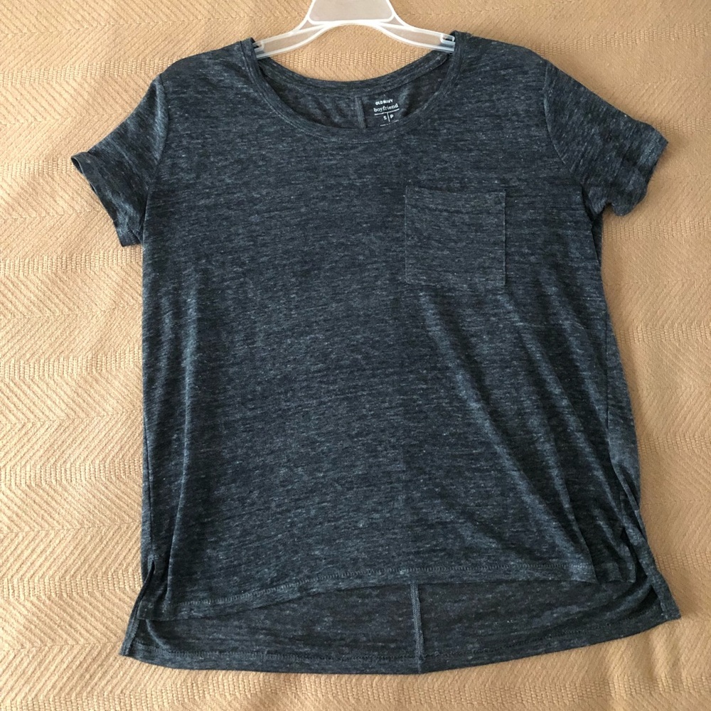 Grey boyfriend tee
